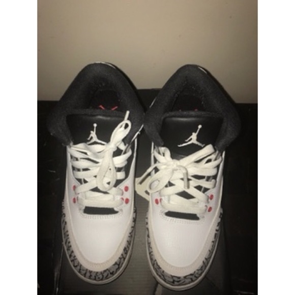 Jordan 3 Retro True Blue 2016 Sz 5.5 GS used 4x - Picture 2 of 3